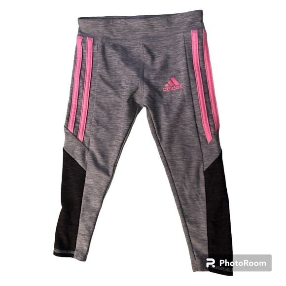Adidas girls leggings Preloved. Lg - Picture 1 of 2